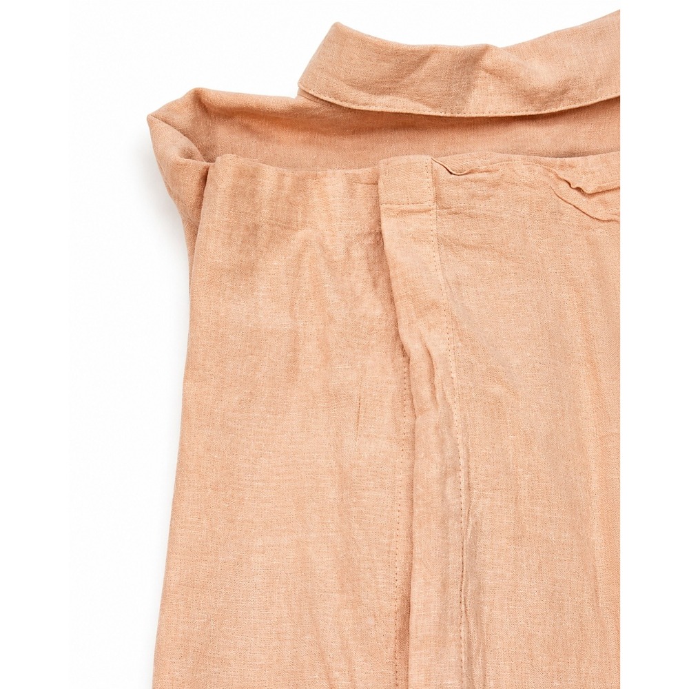 C&C California Peach Button-Front Midi Shirt Dress - Picture 5 of 11
